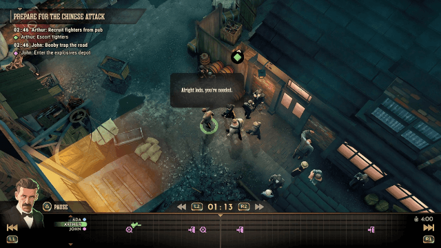 Peaky Blinders Mastermind screenshot 2 for Playstation 4